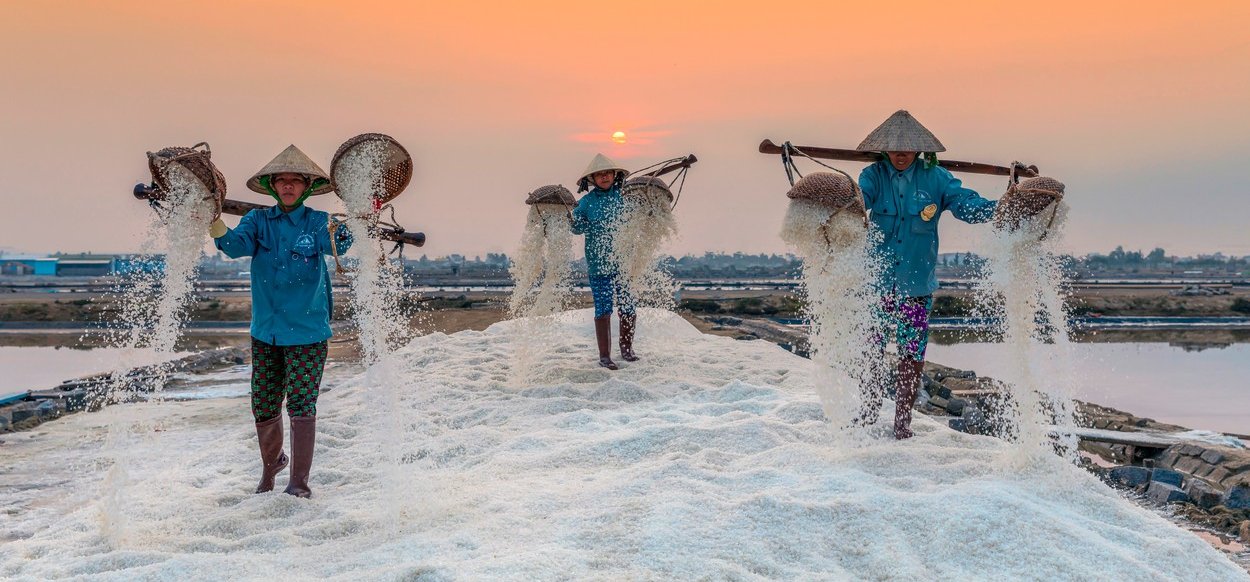 Hó, rizs, só? Mi lehet ez? - csodálatos képek Vietnámból