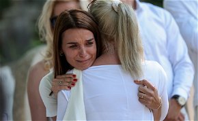 Megrázó képeken Berki Krisztián temetése - Mazsi teljesen összetört a gyász súlya alatt