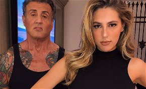 Hoppá: Sylvester Stallone lánya bikiniben randevúzik