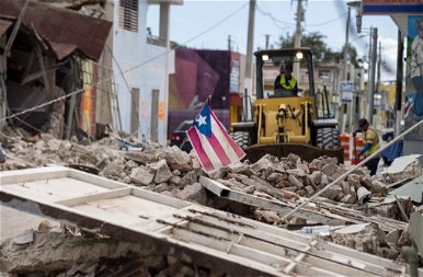 Puerto Rico a földrengés után