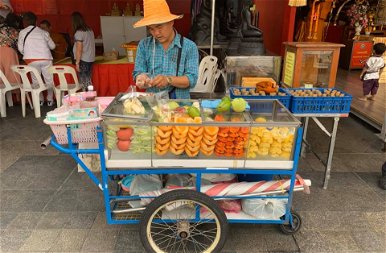 Bangkok és vegetáriánus-rákos padthai