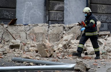 Romokban Zágráb a földrengés után