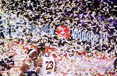 17. alkalommal bajnok a Los Angeles Lakers