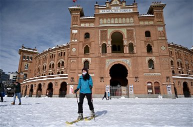 Rendkívüli havazás Spanyolországban