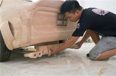 Egy asztalos épített magának egy működő Ferrari 250 GTO-t fából