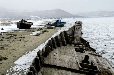 Hátborzongató: elhagyatott „szellemhajók” lepték el Oroszország partjait – képek