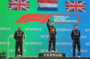 F1: Verstappen először a dobogó tetején Magyarországon – Fotókon a legjobb pillanatok