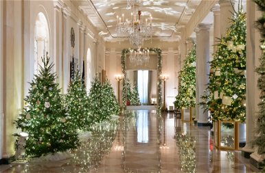Mintha egy tündérmesében lennél, de ez csak a Fehér Ház karácsonykor